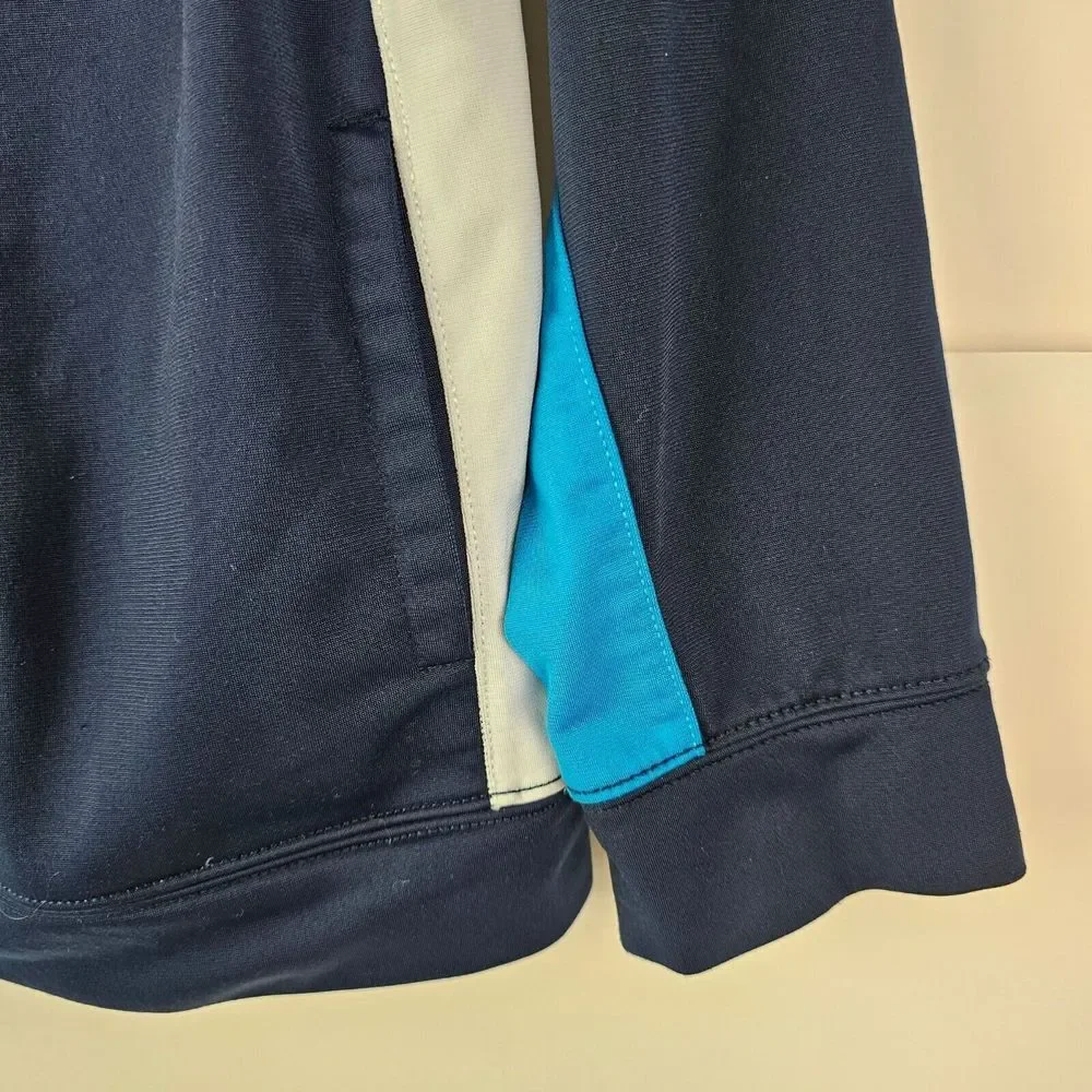 Gymboree Boys Gym Go Hooded Sweatshirt Large 10/12‎ Blue
